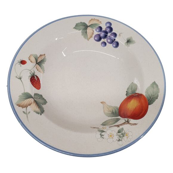 Savoir Vivre Lucious Rimmed Large Soup Bowl Cereal Bowl Vintage Dinner wear - Picture 4 of 9